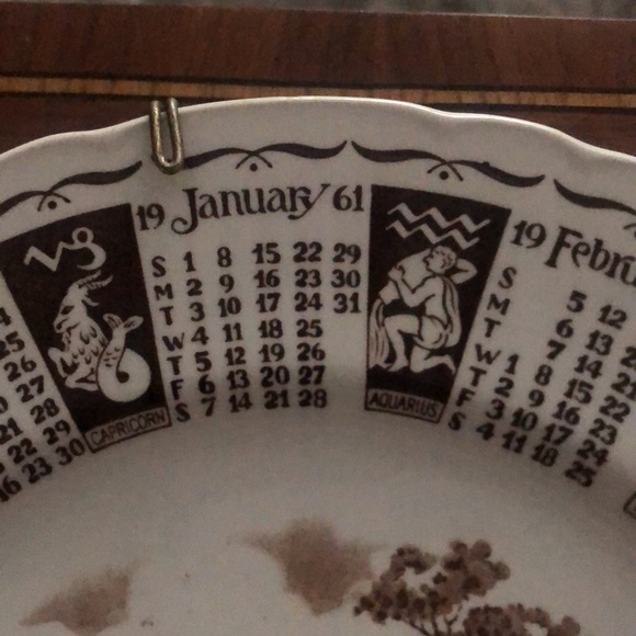 1961 Alfred Meakin Zodiac Plate - Picture 4 of 5